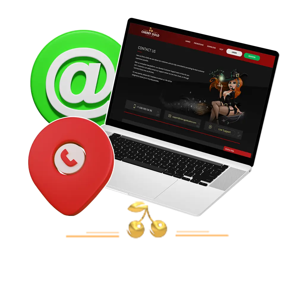 How to contact Cherry Gold Casino for United Kingdom.
