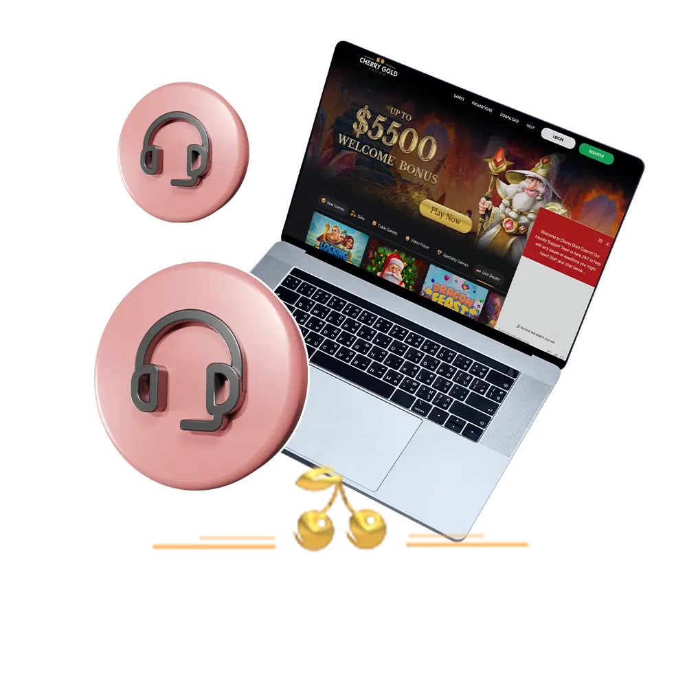 Cherry Gold Casino customer support for United Kingdom.