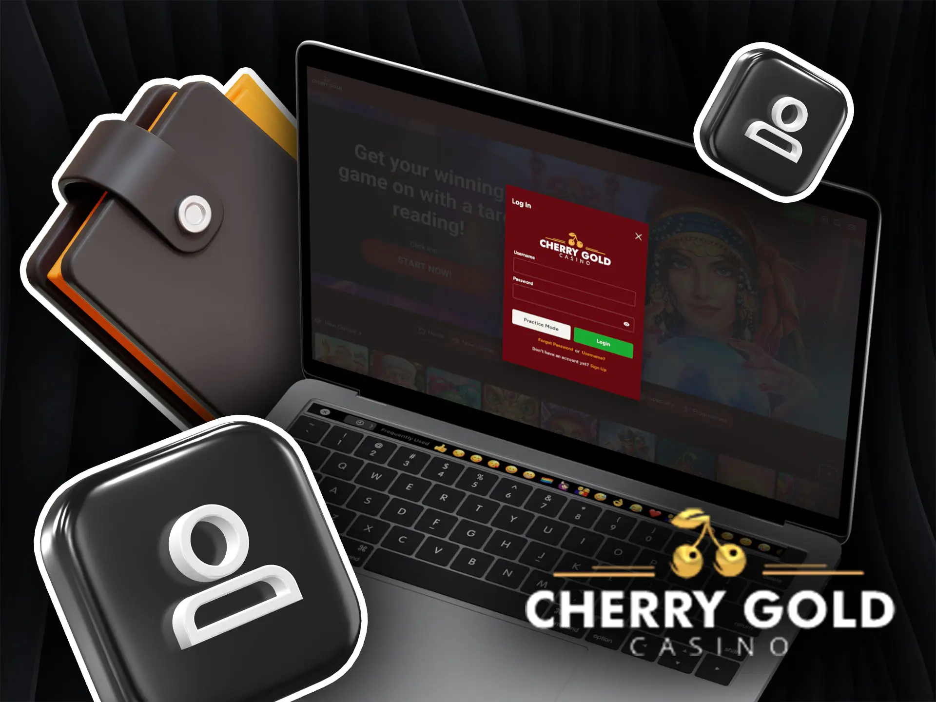 How to open a deposit at Cherry Gold Casino for United Kingdom.